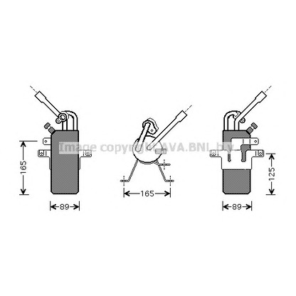 Photo Filtre déshydratant, climatisation AVA QUALITY COOLING FDD374