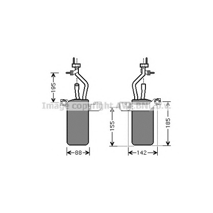 Photo Filtre déshydratant, climatisation AVA QUALITY COOLING FDD389