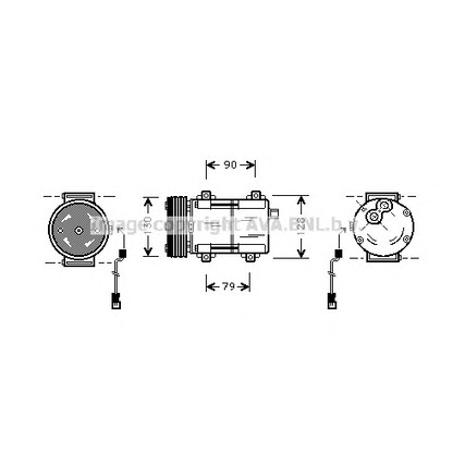 Фото Компрессор, кондиционер AVA QUALITY COOLING FDK160