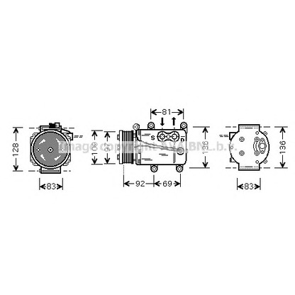 Foto Compresor, aire acondicionado AVA QUALITY COOLING FDK171