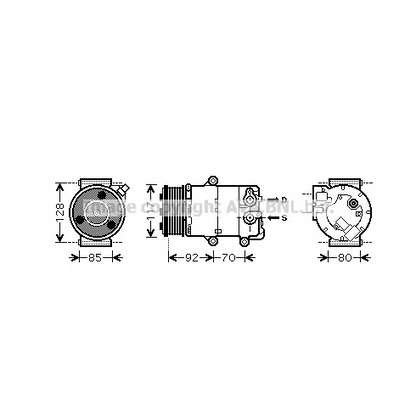 Foto Kompressor, Klimaanlage AVA QUALITY COOLING FDK415