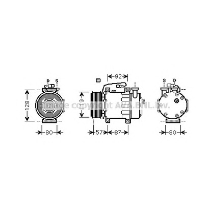 Photo Compressor, air conditioning AVA QUALITY COOLING FDK468