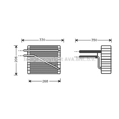 Photo Evaporateur climatisation AVA QUALITY COOLING FDV269