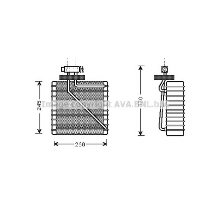 Zdjęcie Parownik, klimatyzacja AVA QUALITY COOLING FDV270