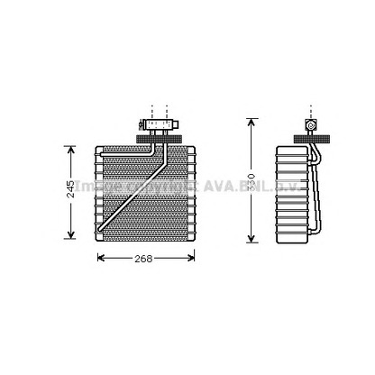 Photo Evaporateur climatisation AVA QUALITY COOLING FDV271