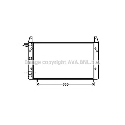 Photo Radiateur, refroidissement du moteur AVA QUALITY COOLING FT2068