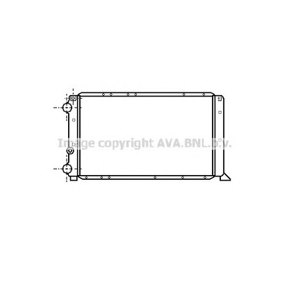 Photo Radiateur, refroidissement du moteur AVA QUALITY COOLING FT2069