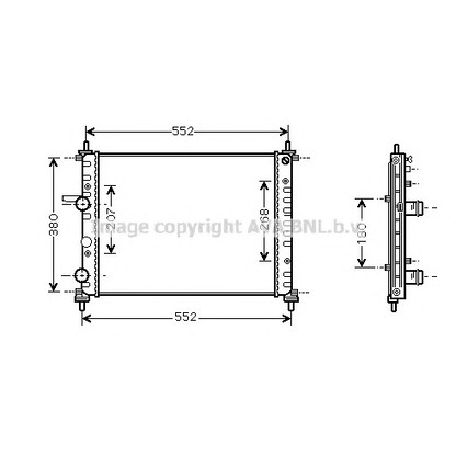 Foto Kühler, Motorkühlung AVA QUALITY COOLING FT2317