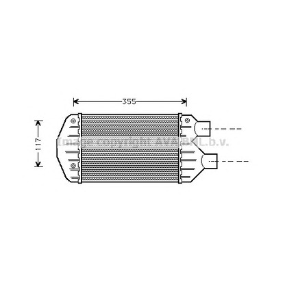 Фото Интеркулер AVA QUALITY COOLING FT4267