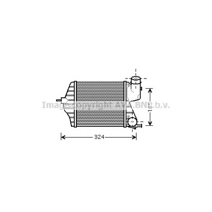 Фото Интеркулер AVA QUALITY COOLING FT4309