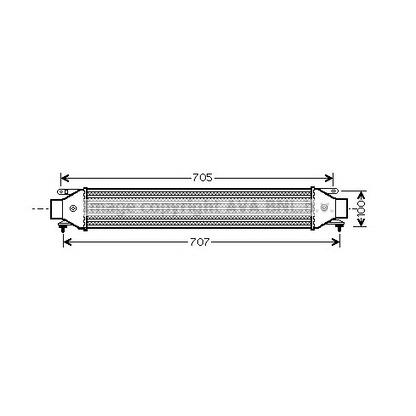 Фото Интеркулер AVA QUALITY COOLING FT4392