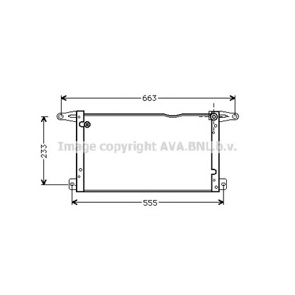 Photo Condenser, air conditioning AVA QUALITY COOLING FT5154