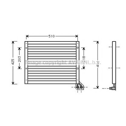 Zdjęcie Skraplacz, klimatyzacja AVA QUALITY COOLING FT5156