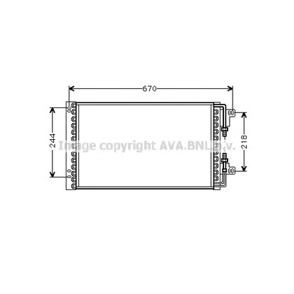 Photo Condenseur, climatisation AVA QUALITY COOLING FT5157