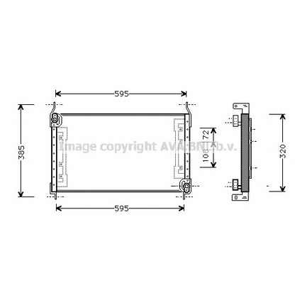 Photo Condenseur, climatisation AVA QUALITY COOLING FT5194