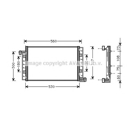 Photo Condenseur, climatisation AVA QUALITY COOLING FT5222