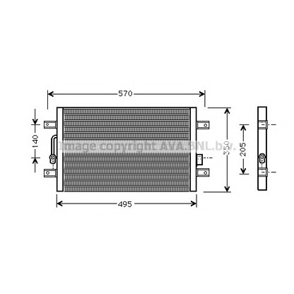 Zdjęcie Skraplacz, klimatyzacja AVA QUALITY COOLING FT5240