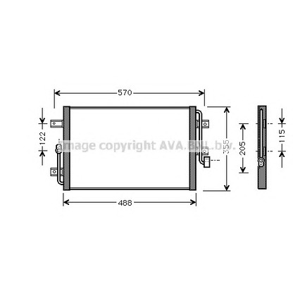 Фото Конденсатор, кондиционер AVA QUALITY COOLING FT5245