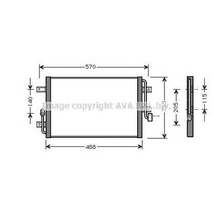 Фото Конденсатор, кондиционер AVA QUALITY COOLING FT5246