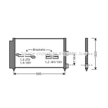 Фото Конденсатор, кондиционер AVA QUALITY COOLING FT5289D