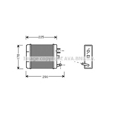 Foto Wärmetauscher, Innenraumheizung AVA QUALITY COOLING FT6085