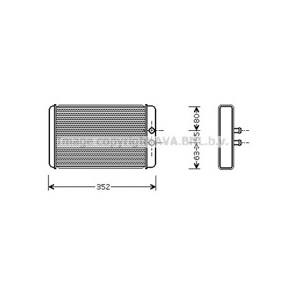 Фото Теплообменник, отопление салона AVA QUALITY COOLING FT6265