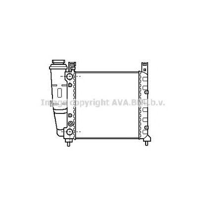 Photo Radiateur, refroidissement du moteur AVA QUALITY COOLING FTA2038