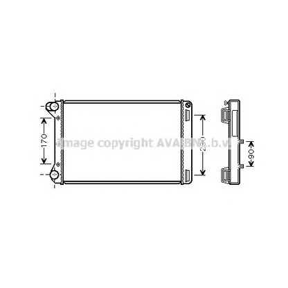 Фото Радиатор, охлаждение двигателя AVA QUALITY COOLING FTA2301