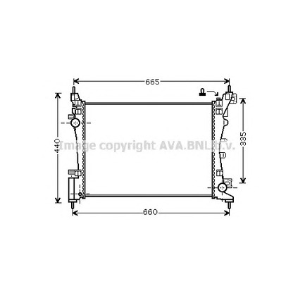 Foto Kühler, Motorkühlung AVA QUALITY COOLING FTA2318