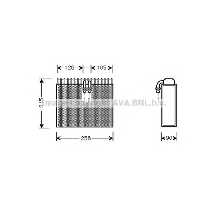 Foto Verdampfer, Klimaanlage AVA QUALITY COOLING FTV071