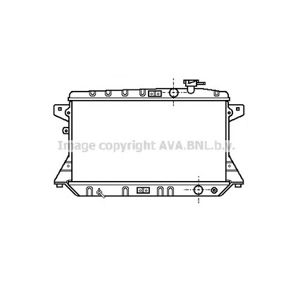 Foto Radiador, refrigeración del motor AVA QUALITY COOLING HD2023