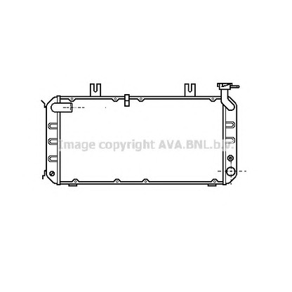 Foto Radiador, refrigeración del motor AVA QUALITY COOLING HD2027