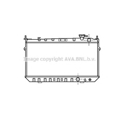 Photo Radiator, engine cooling AVA QUALITY COOLING HD2038