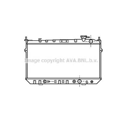 Photo Radiator, engine cooling AVA QUALITY COOLING HD2039
