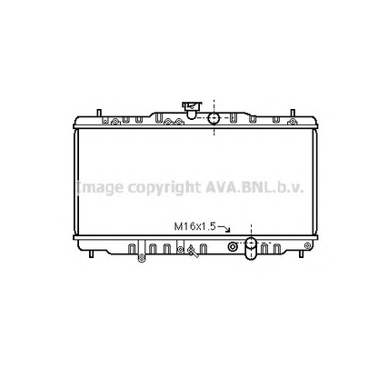 Foto Radiatore, Raffreddamento motore AVA QUALITY COOLING HD2055