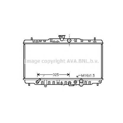 Photo Radiator, engine cooling AVA QUALITY COOLING HD2056