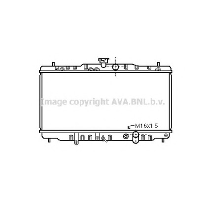 Foto Radiador, refrigeración del motor AVA QUALITY COOLING HD2057