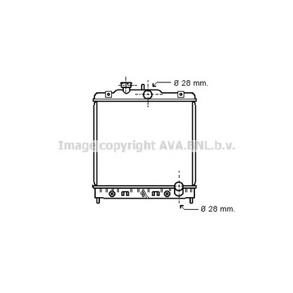 Foto Radiatore, Raffreddamento motore AVA QUALITY COOLING HD2068