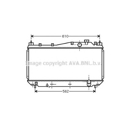 Photo Radiator, engine cooling AVA QUALITY COOLING HD2113