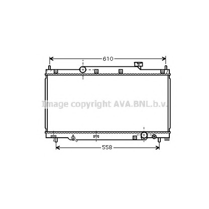 Фото Радиатор, охлаждение двигателя AVA QUALITY COOLING HD2164