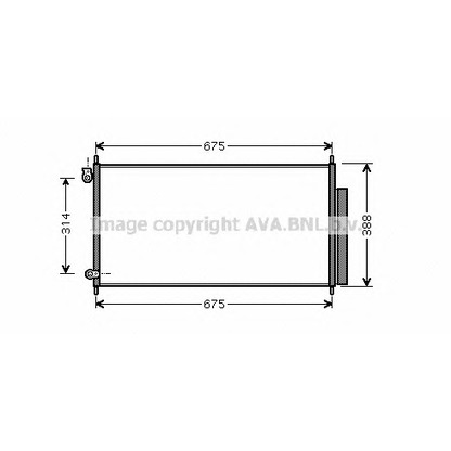 Photo Condenser, air conditioning AVA QUALITY COOLING HD5185