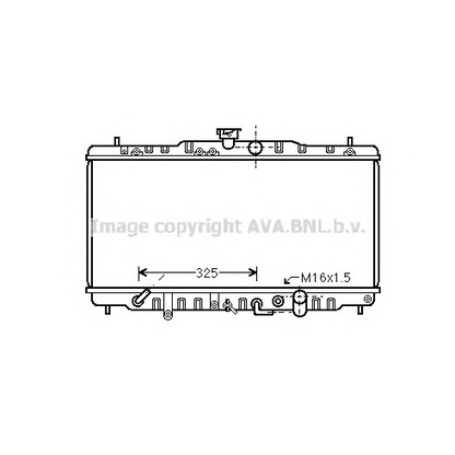 Foto Kühler, Motorkühlung AVA QUALITY COOLING HDA2063