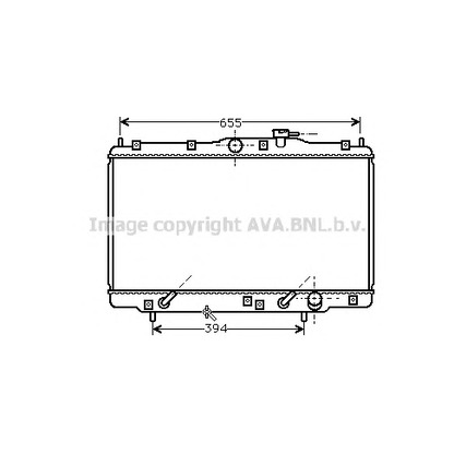 Photo Radiator, engine cooling AVA QUALITY COOLING HDA2110