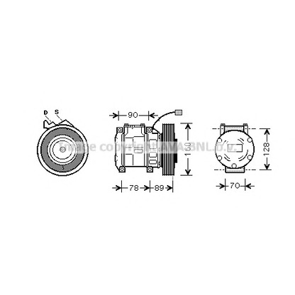 Foto Compresor, aire acondicionado AVA QUALITY COOLING HDAK196