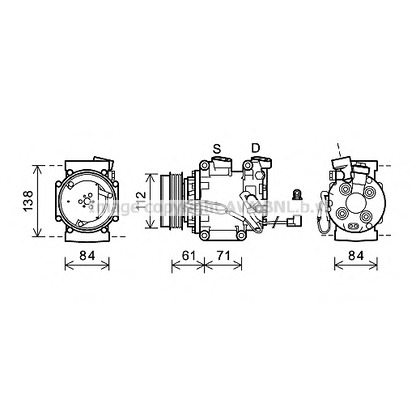 Фото Компрессор, кондиционер AVA QUALITY COOLING HDAK275