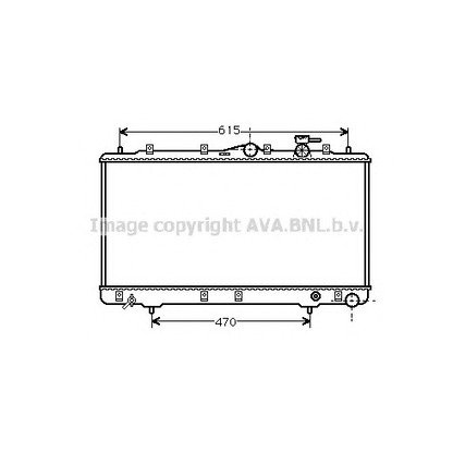 Foto Radiatore, Raffreddamento motore AVA QUALITY COOLING HY2026