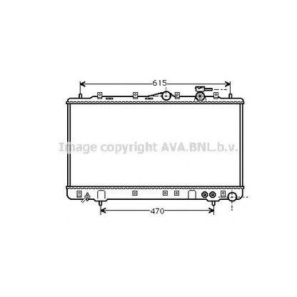 Foto Kühler, Motorkühlung AVA QUALITY COOLING HY2056