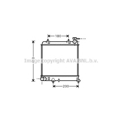 Фото Радиатор, охлаждение двигателя AVA QUALITY COOLING HY2085