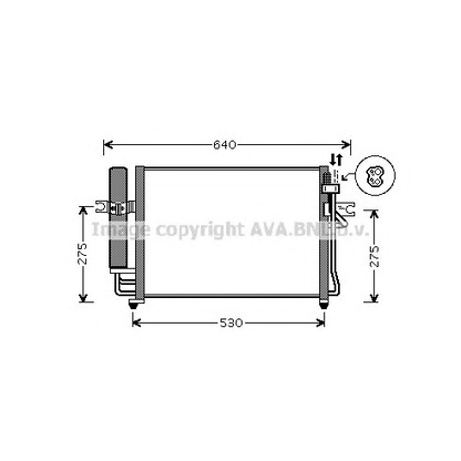 Photo Condenser, air conditioning AVA QUALITY COOLING HY5090