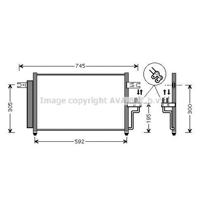 Photo Condenser, air conditioning AVA QUALITY COOLING HY5165D